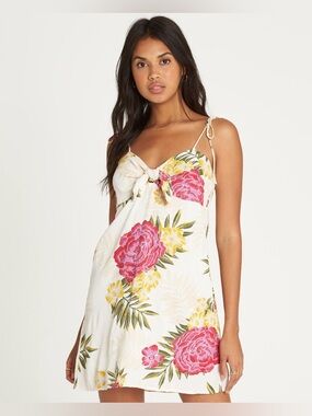 Billabong Floral  Mini Dress